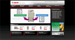 Desktop Screenshot of canonquebec.com